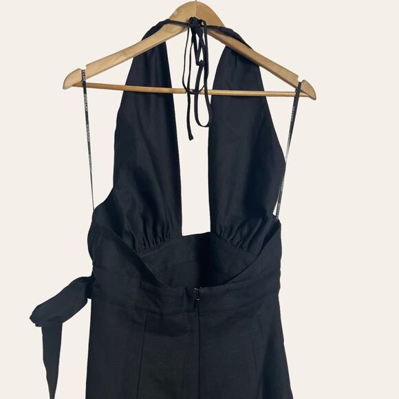 Shona Joy Black Halter Mini Dress - Picture 10 of 14